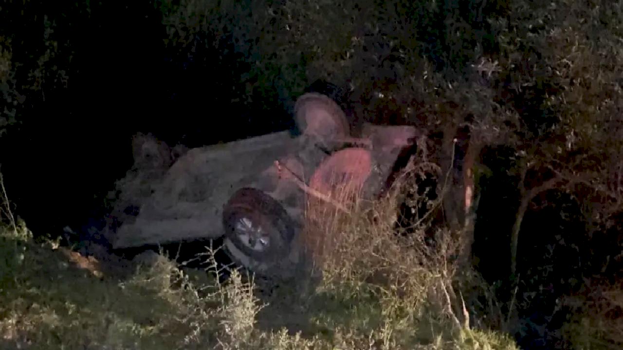 Alkollü Sürücü Takla Attı