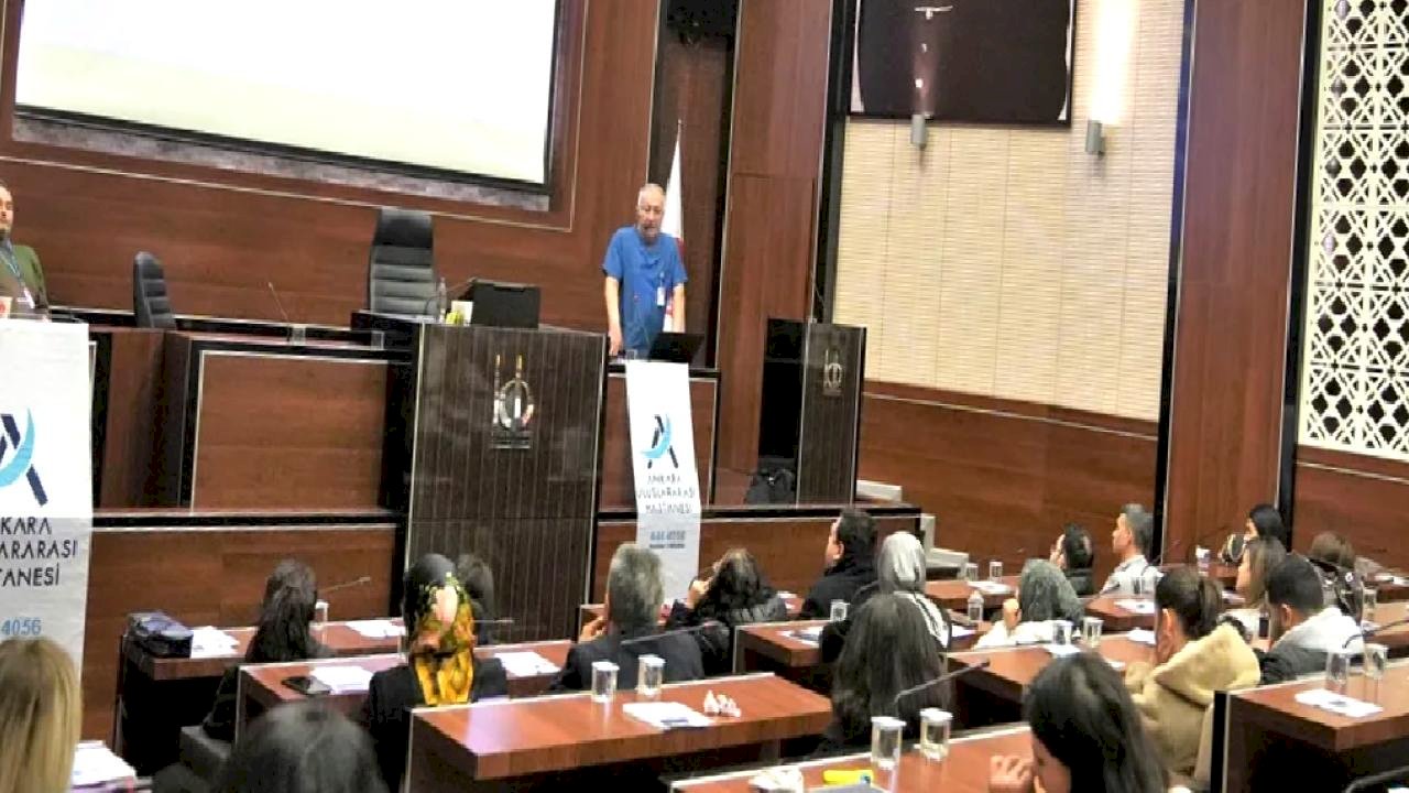 Ankara Keçiören'de belediye personeline sağlık bilinçlendirmesi