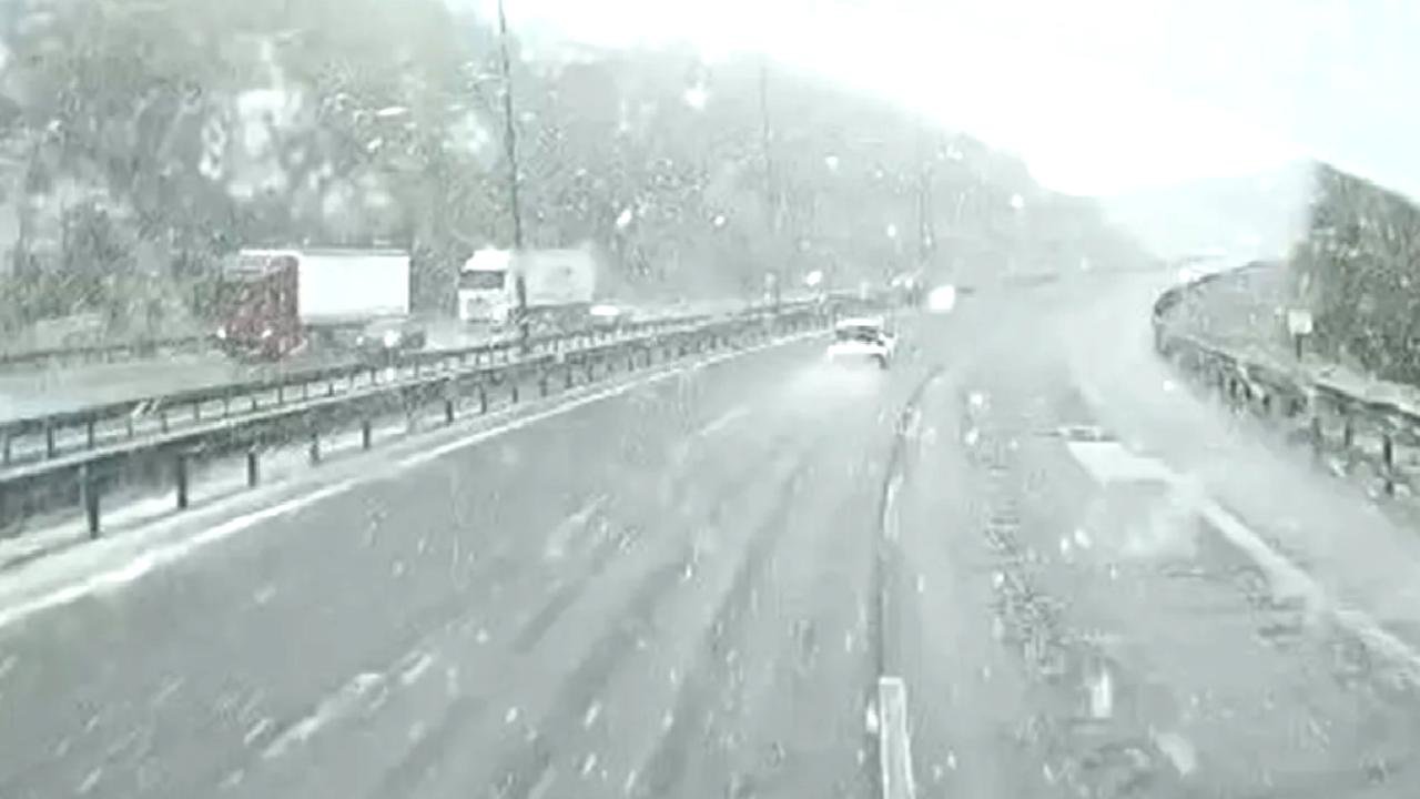 Ankara–Bolu hattında kar mesaisi