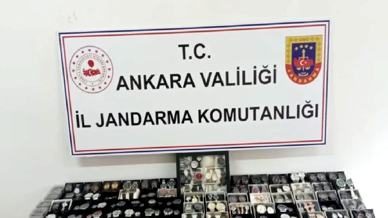 Ankara'da Kaçak Saat Operasyonu