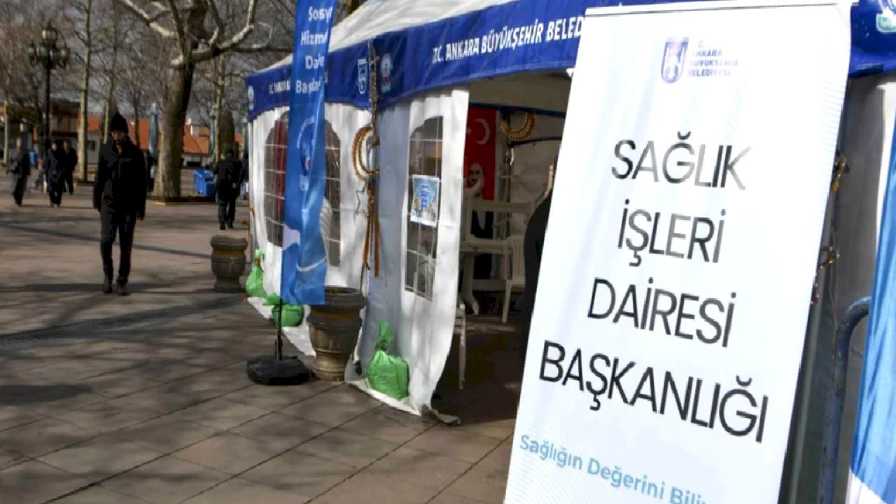 Ankara’da Ramazan'a özel sağlık çadırı