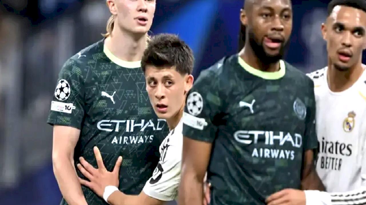 Arda ve Haaland'ın görüntüsü maça damga vurdu