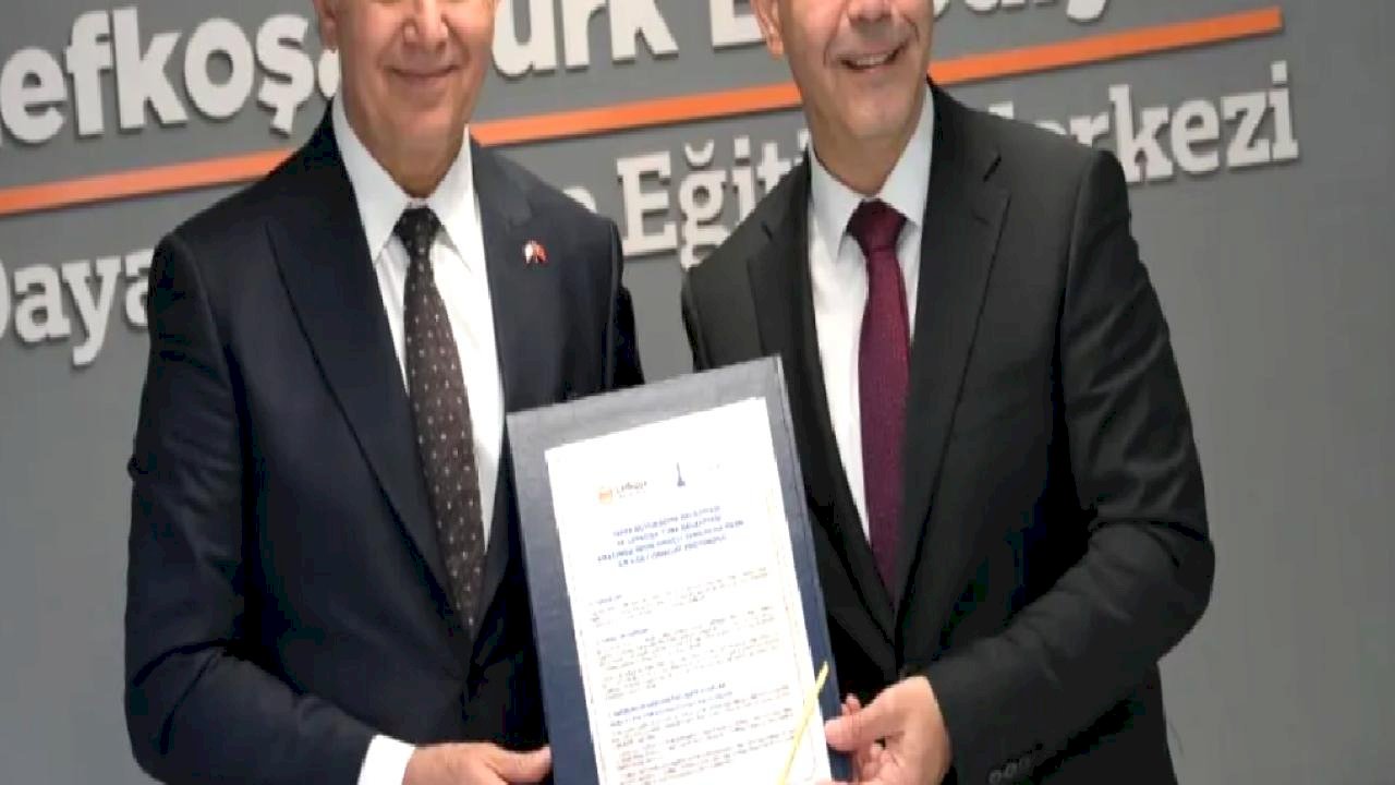 Başkan Tugay’dan KKTC’de iş birliği atağı... İzmir'den Lefkoşa’ya spor parkı desteği