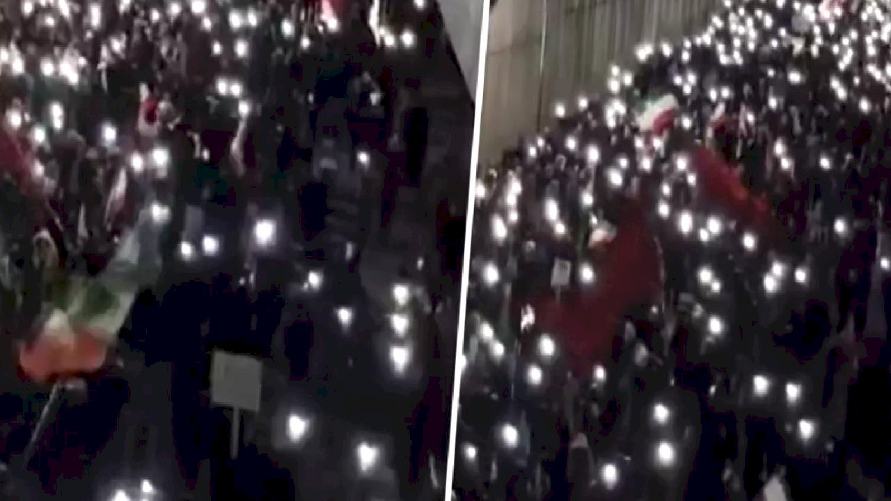 Binlerce İranlı ABD ve İsrail'e karşı yürüdü