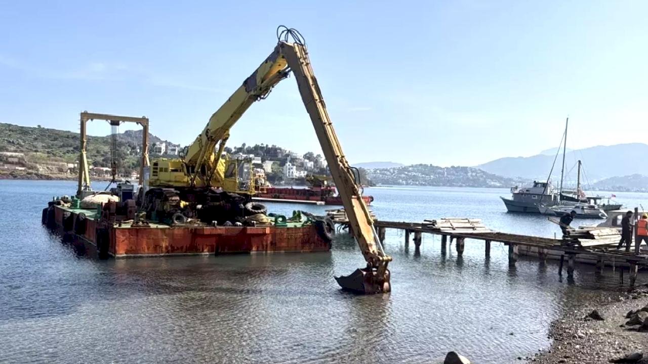 Bodrum'da Kaçak İskeler ve Karavanlar Kaldırılıyor