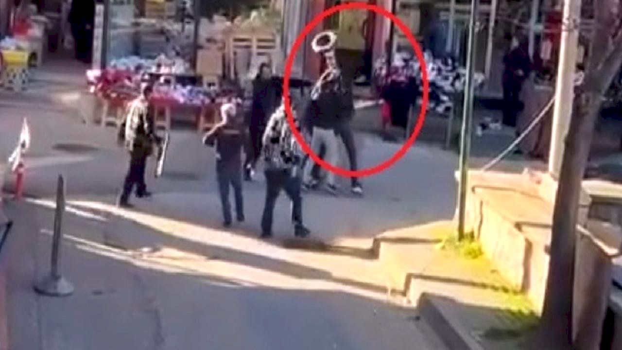 Bursa'da sokak kavgası kameraya yansıdı