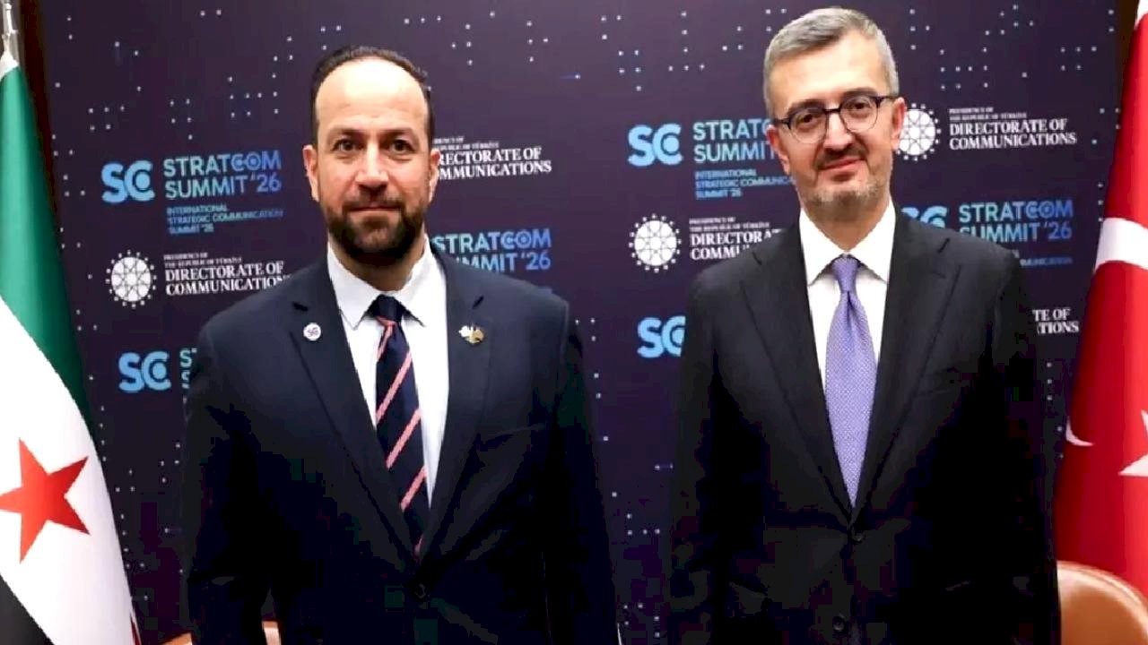 Duran, Suriye Enformasyon Bakanı ile Görüştü