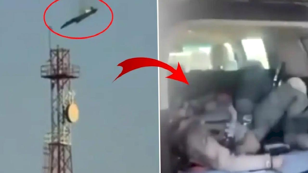 Düşen uçak ABD'ye ait çıktı, pilot son anda atlayarak kurtuldu