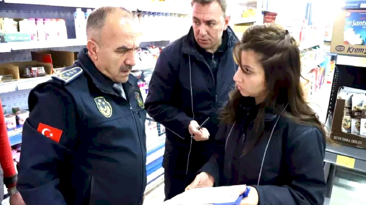 Erzincan'da 80 markete zabıta denetimi