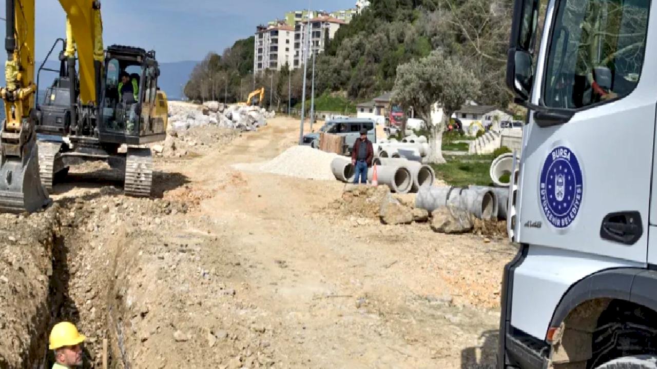 Gemlik’in Altyapısı Büyükşehir’le Güçleniyor