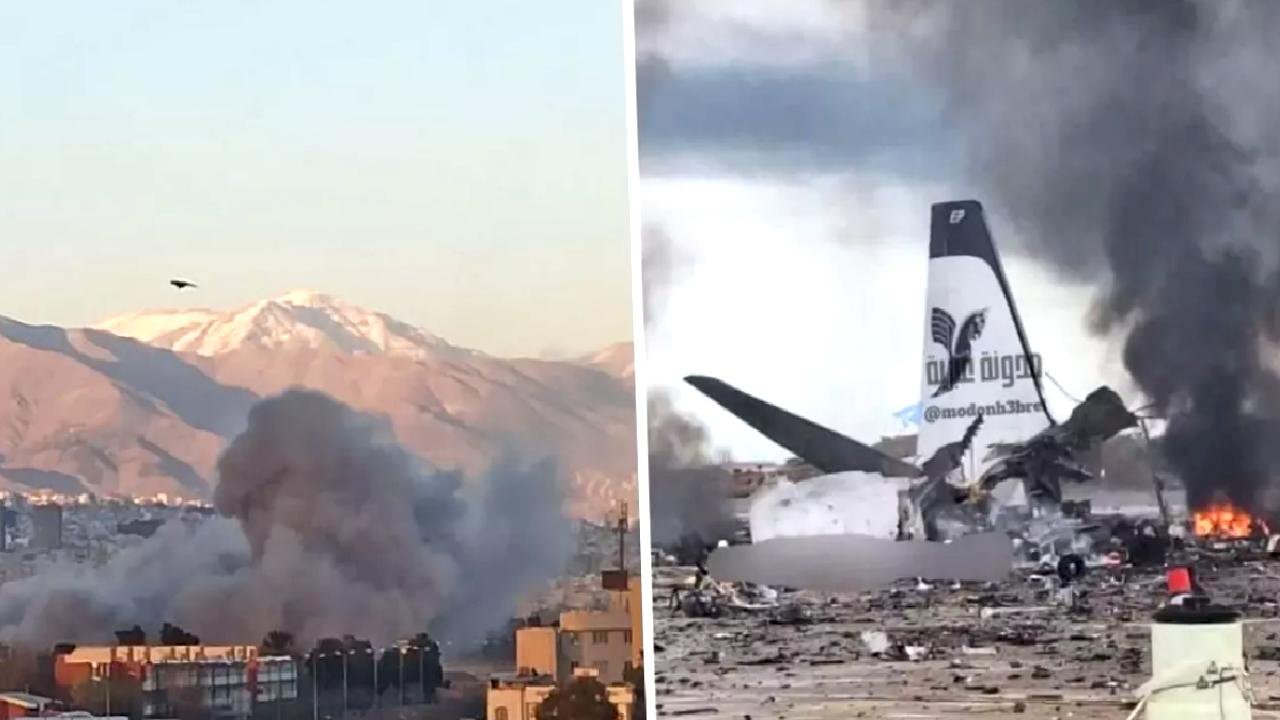 İsrail uçakları Mehrabad Havalimanı'nı harabeye çevirdi