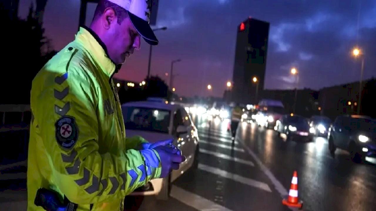 İstanbul'da Dron ile Trafik Denetimi