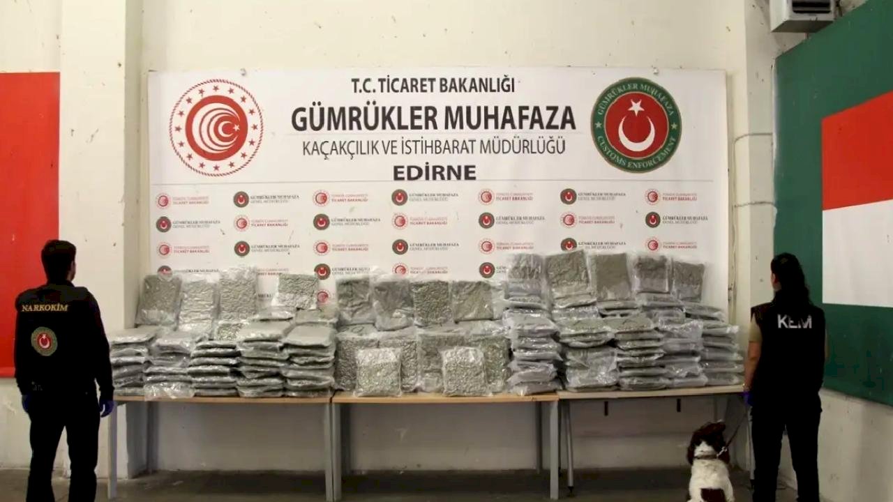 Kapıkule'de 60 Kilo Esrar Ele Geçirildi
