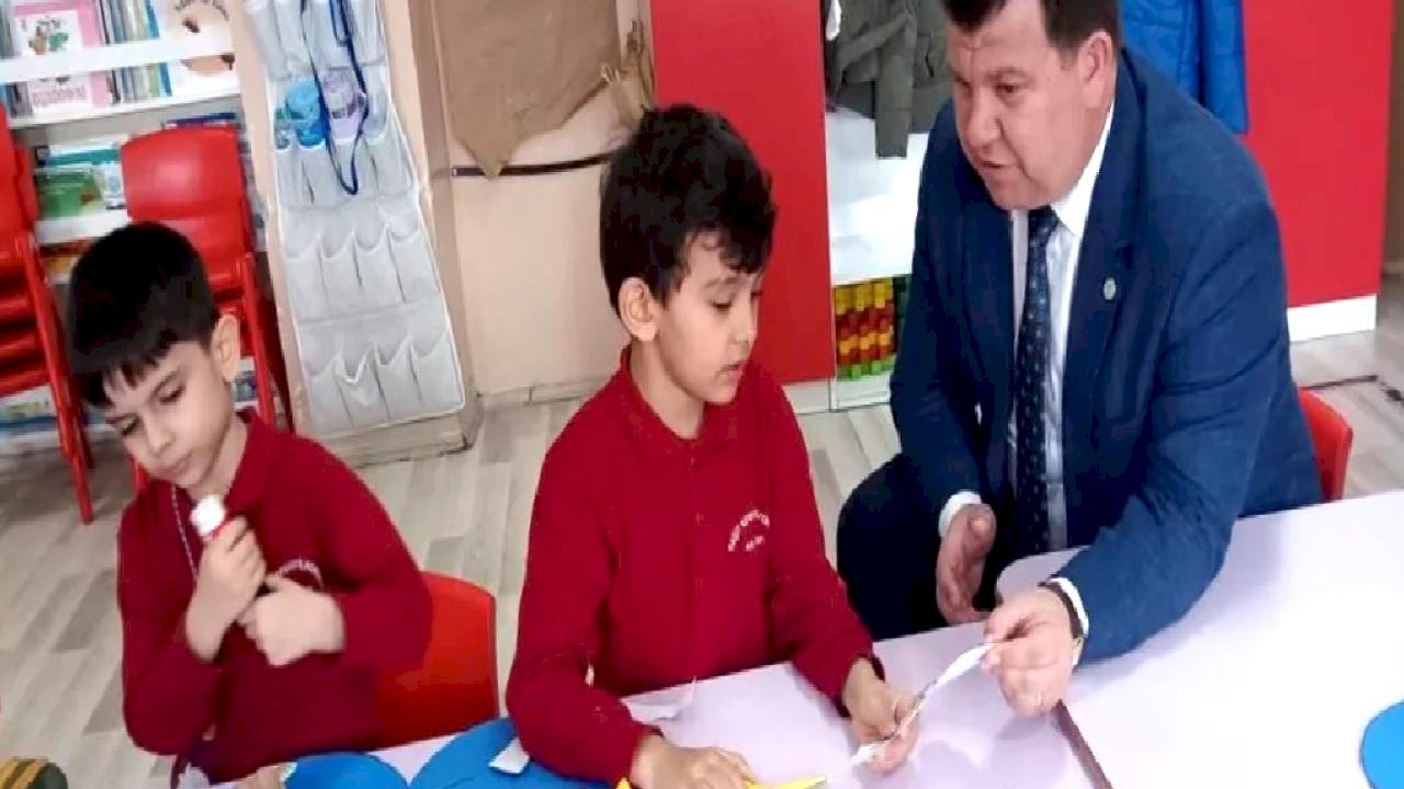 Keşan'da Müdür Kemik’ten Raşit Efendi İlkokulu’na ziyaret