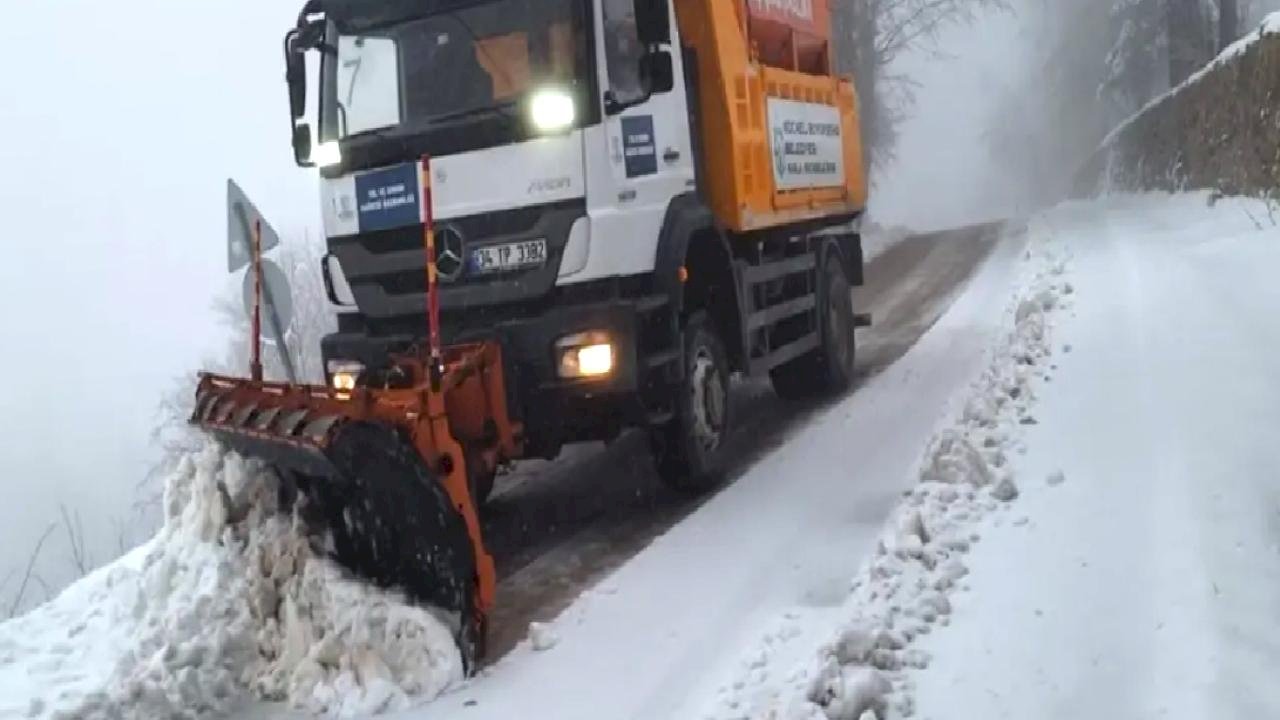 Kocaeli'de Kar Yağışı Etkili Oldu