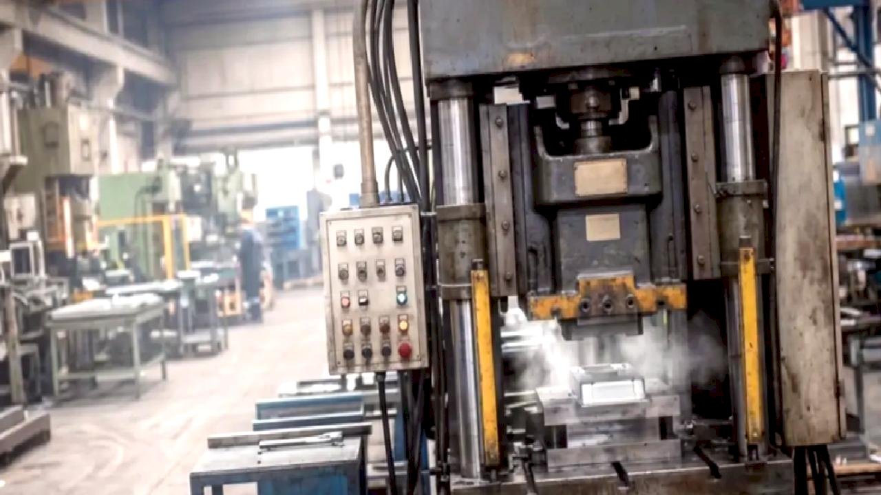 Kütahya'da Fabrika İşçisi Pres Makinesine Sıkıştı