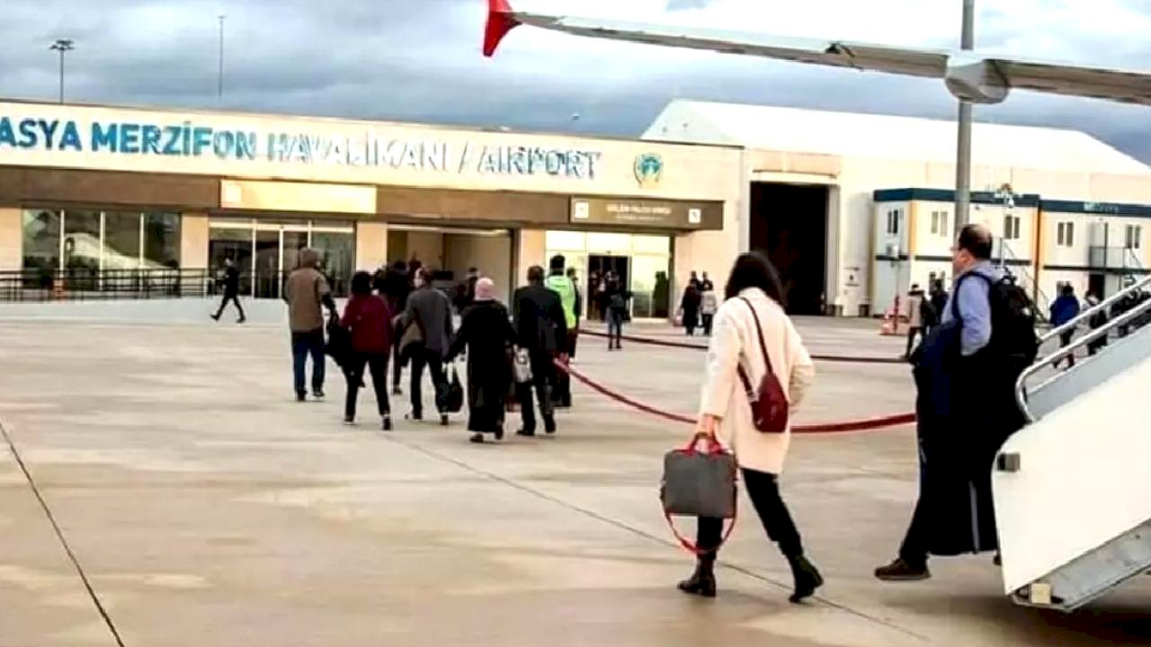 Merzifon Havalimanı'nda Şubat Ayı Yolcu Trafiği