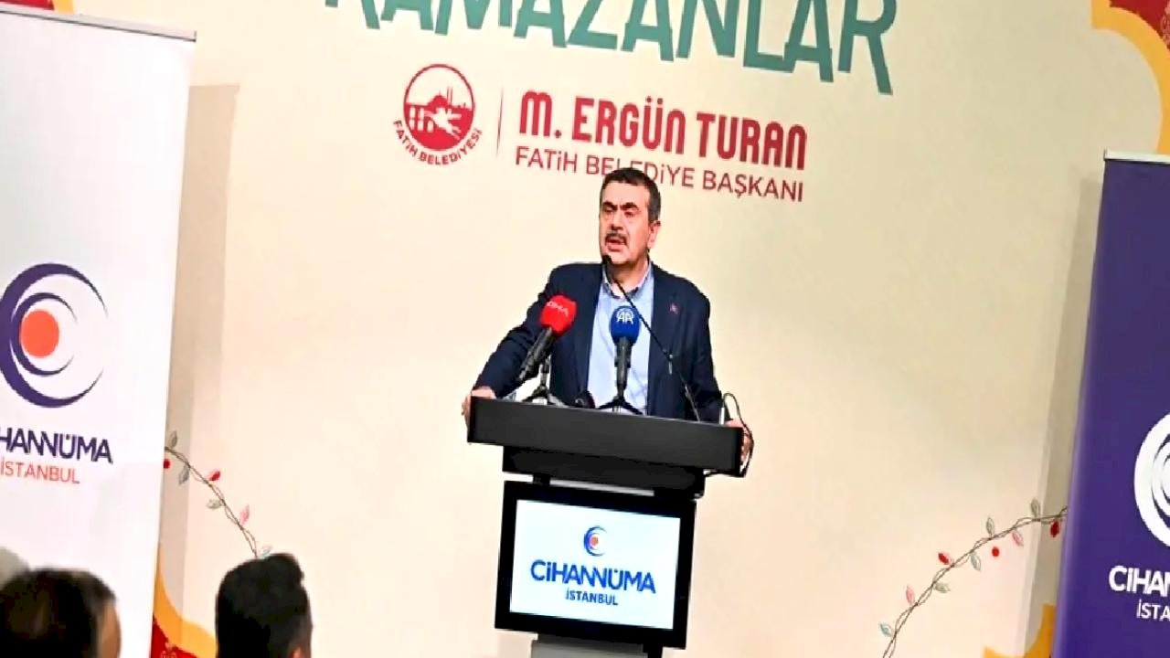 Milli Eğitim Bakanı Tekin, Cihannüma İstanbul Sahur Meclisi Programı'nda konuştu Açıklaması