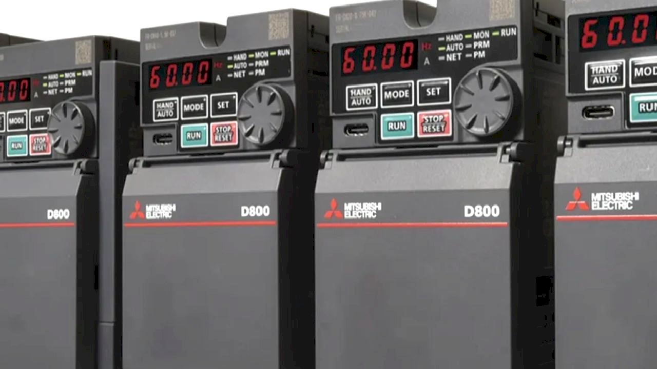 Mitsubishi Electric FR-D800 Serisi İnverterlerini Tanıttı