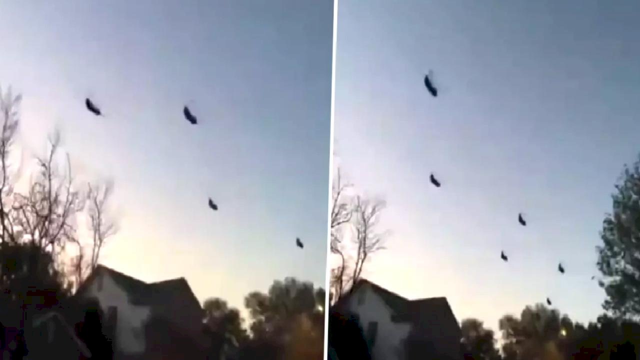 Neler oluyor? ABD'de kaydedilen görüntü büyük merak uyandırdı