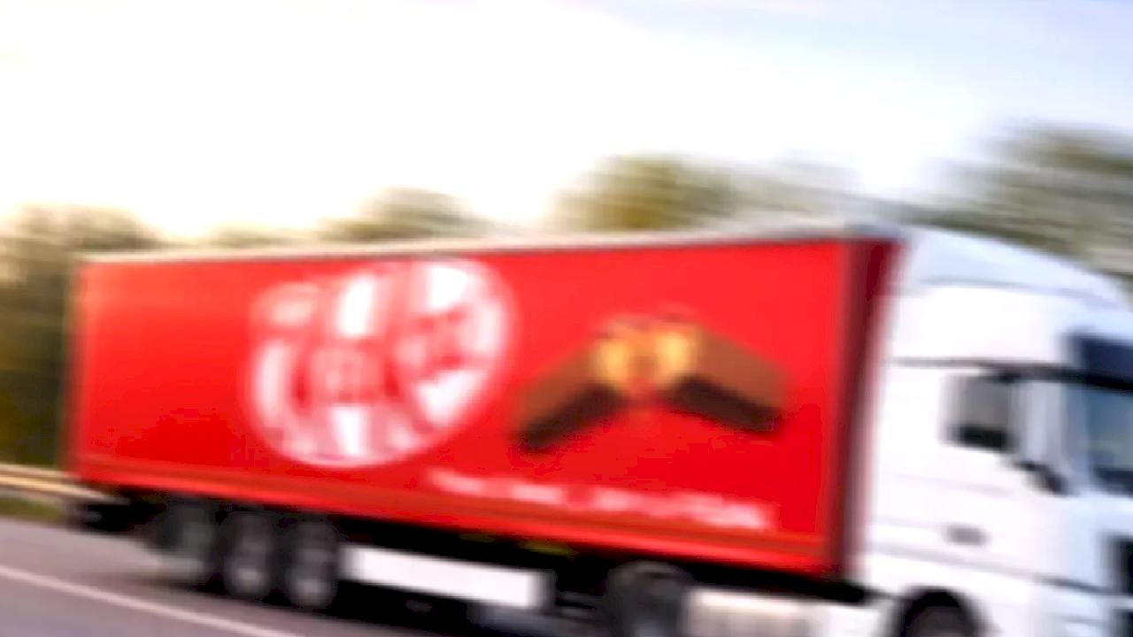 Nestle'nin içinde 12 ton çikolata bulunan tırı çalındı