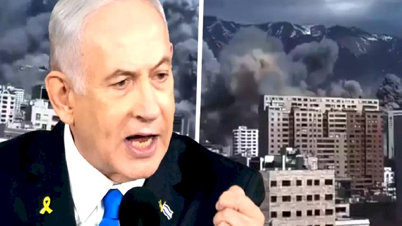 Netanyahu "vuruyoruz" dedi, Tahran'a bombalar düştü! Görüntüler korkunç