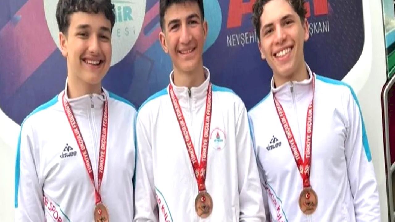 Nevşehirli okçular Türkiye Üçüncüsü oldu