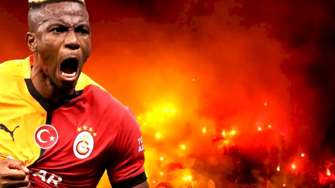 Osimhen'den Galatasaray'a tarihi rest