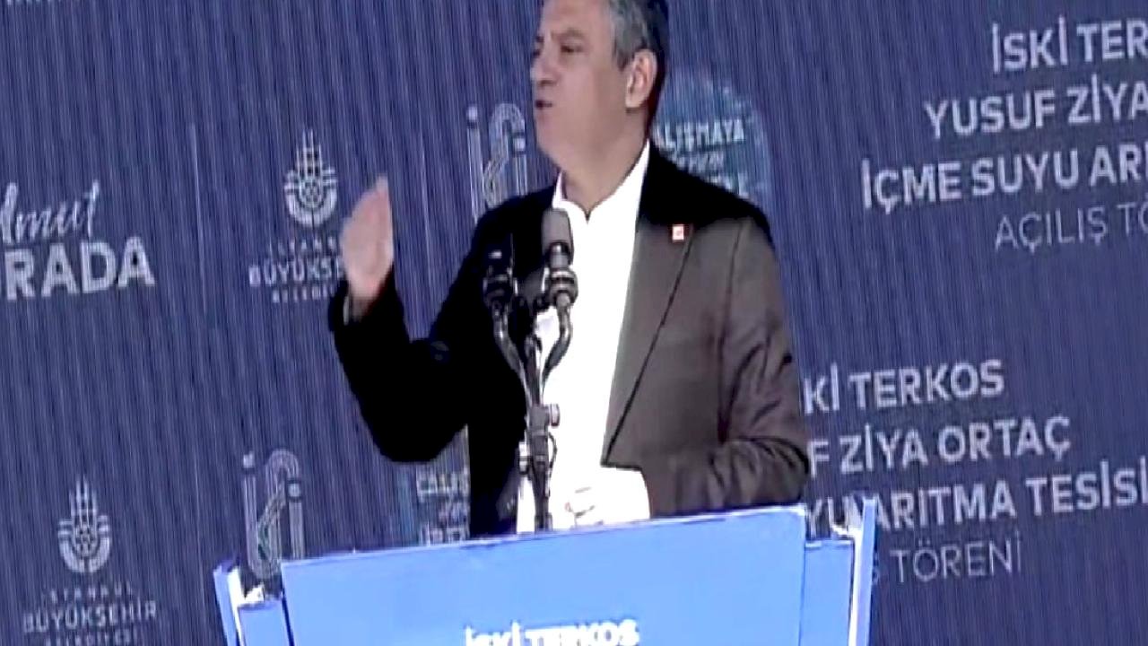 Özgür Özel, su arıtma tesisi açtı: Nuri Aslan'a suyu uzattım, oruçluyum dedi