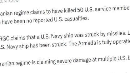 ABD Ordusu İran İddialarını Yalanladı