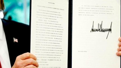 ABD'de bir ilk: Dolarda Trump imzası