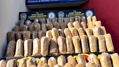 Adana'da 1.6 Ton Kaçak Tütün Ele Geçirildi