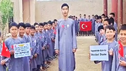 Afganistan’daki yetim çocuklardan 'Devlet Dede'ye teşekkür