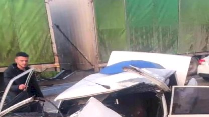 Alaşehir'de TIR ile otomobil çarpıştı: 1 ağır yaralı