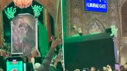 Bağdat'ta Hamaney için sembolik cenaze töreni