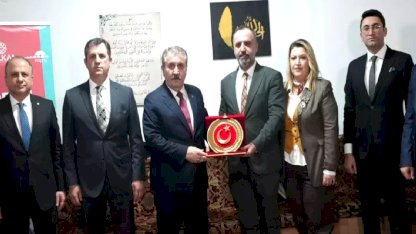 BBP Genel Başkanı Destici, Üsküp'te temaslarda bulundu