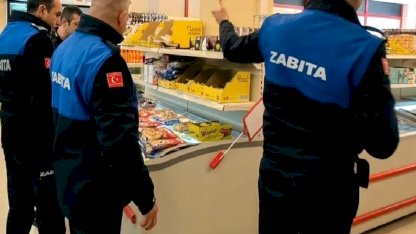 Bursa Gemlik'te marketlere zabıta denetimi