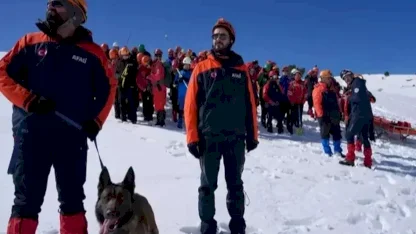 Bursa’da AFAD liderliğinde çığ arama ve kurtarma tatbikatı