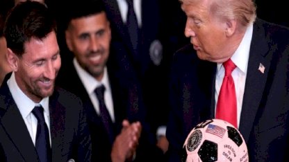 Donald Trump, Lionel Messi ve arkadaşlarını Beyaz Saray'da ağırladı