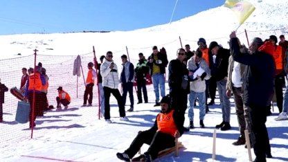 Erciyes'te Geleneksel Kızak Türkiye Şampiyonası heyecanı