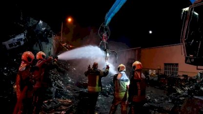 Hurdacılar Sanayi Sitesinde Yangın