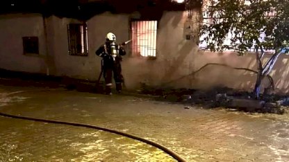 İncirliova'da Ev Yangını