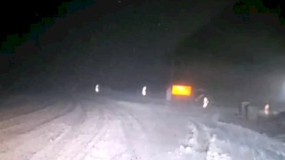 İnegöl-Domaniç Yolunda Kar Yağışı Etkili