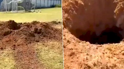 İran'ın füzesinin gücüne bakın! İsrail'de krater gibi delik açıldı