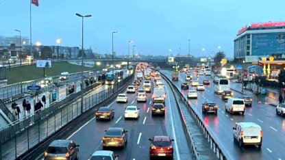 İstanbul'da Bayram Sonrası Trafik Yoğunluğu