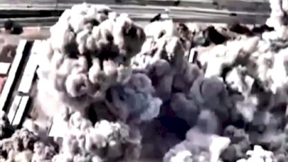 İşte ABD'nin Devrim Muhafızları Karargahı'nı vurduğu anlar