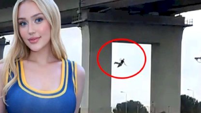 İşte fenomen Kübra Karaaslan'ın köprüden atlayarak intihar ettiği anlar