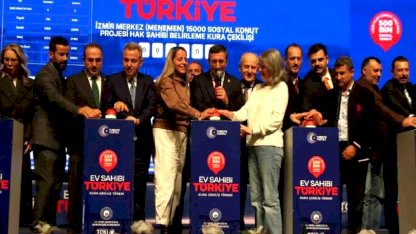 İzmir'de 21 bin konutun kurası çekildi