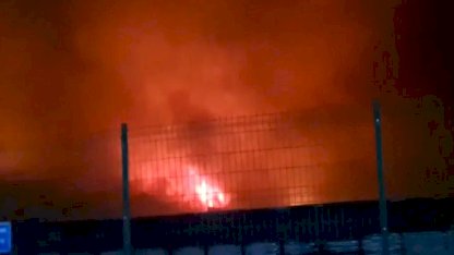 Kadirli'de Entg. Tavuk Kesimh. Yangını