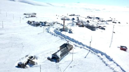 Kars'ta Yoğun Yağış ve Kar Manzaraları